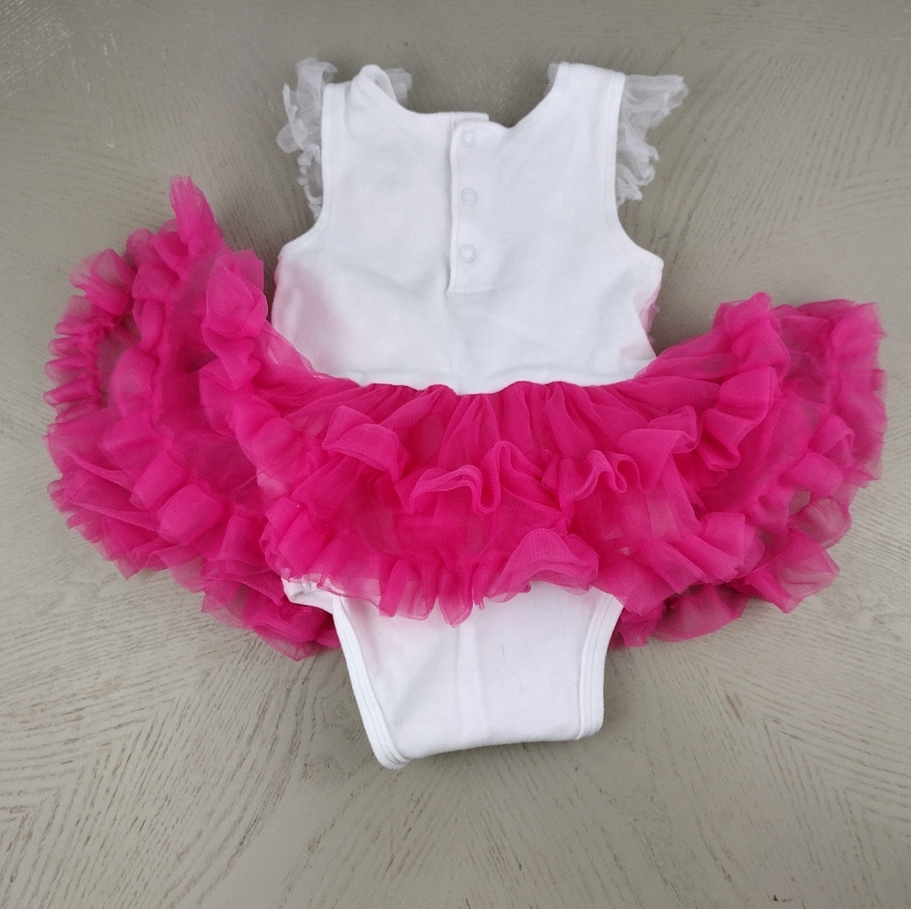 Baby Essentials Pink Ruffle Tutu Bodysuit - Picture 2 of 4